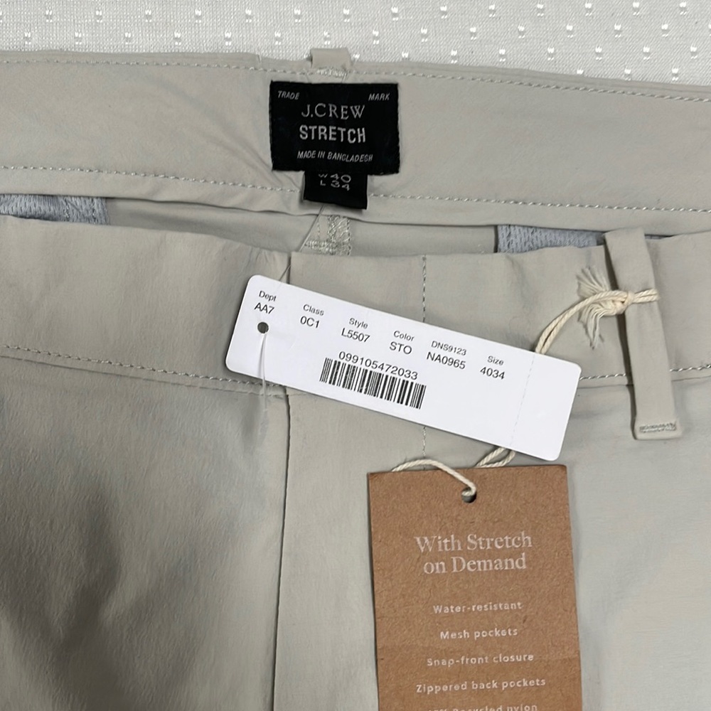 Mens J-Crew Tech Pant
